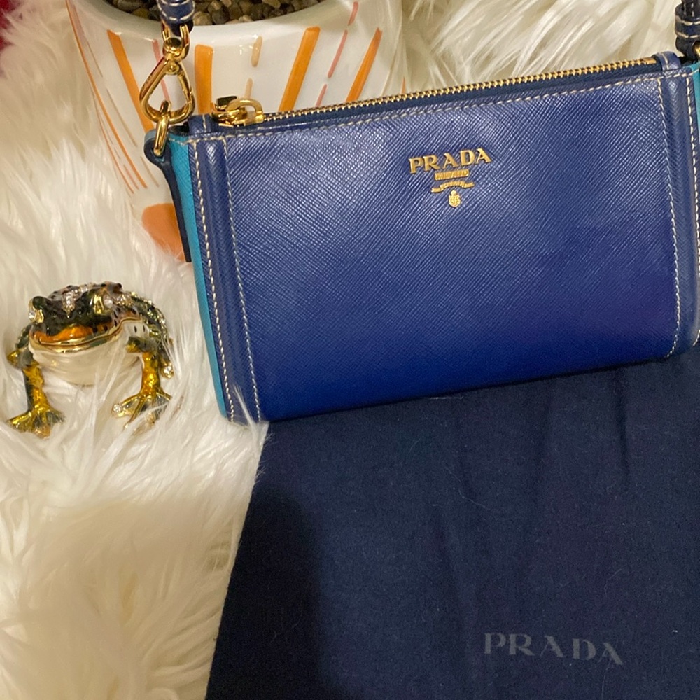 Prada mini bag (Multicolor) blue & teal